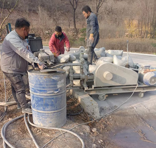 荔城路面下沉注浆